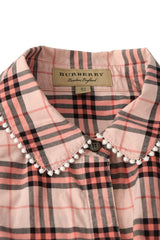 Burberrysize-Uk 10 Light Beige Synthetic Double Breasted Belted Trench Coat