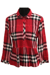 Burberry Size-M Brit Nova Checked Top