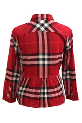 Burberry Size-M Brit Nova Checked Top