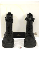 Moncler Size- EU 38 Calf Leather Lace Up Boots