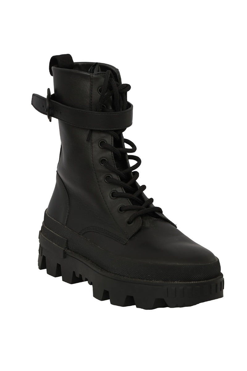 Moncler Size- EU 38 Calf Leather Lace Up Boots
