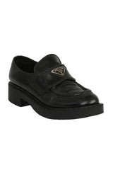 prada-size-39-black-brushed-leather-loafers