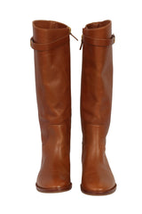 Tory Burch Size-9.5M T Lock Riding Boots