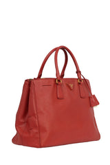 Prada Red Saffiano Large Lux Leather Tote Bag
