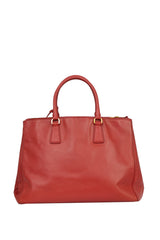 Prada Red Saffiano Large Lux Leather Tote Bag