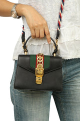 Gucci Mini Sylvie Leather Shoulder Bag