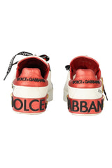 Dolce & Gabbanasize- EU 37 White Dg Amore Logo Sneakers