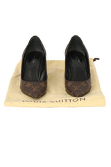 Louis Vuitton Size- EU 38 Brown Monogram Cherie Pumps