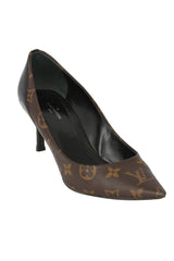 Louis Vuitton Size- EU 38 Brown Monogram Cherie Pumps