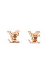 Louis Vuitton Iconic Gold Base Metal Stud Earrings