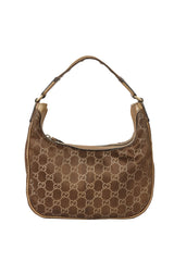 Gucci Brown Charmy Gg Small Hobo Bag
