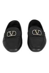 Valentino Garavani Size- EU 41 V Logo Signature Grainy Calfskin Driving Shoe