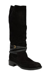 Louis Vuitton Size- EU 40 Black Crossroads Suede High Boots