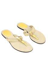 Gucci Size- EU 39 Yellow Gg Thong Slippers