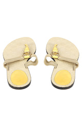 Gucci Size- EU 39 Yellow Gg Thong Slippers