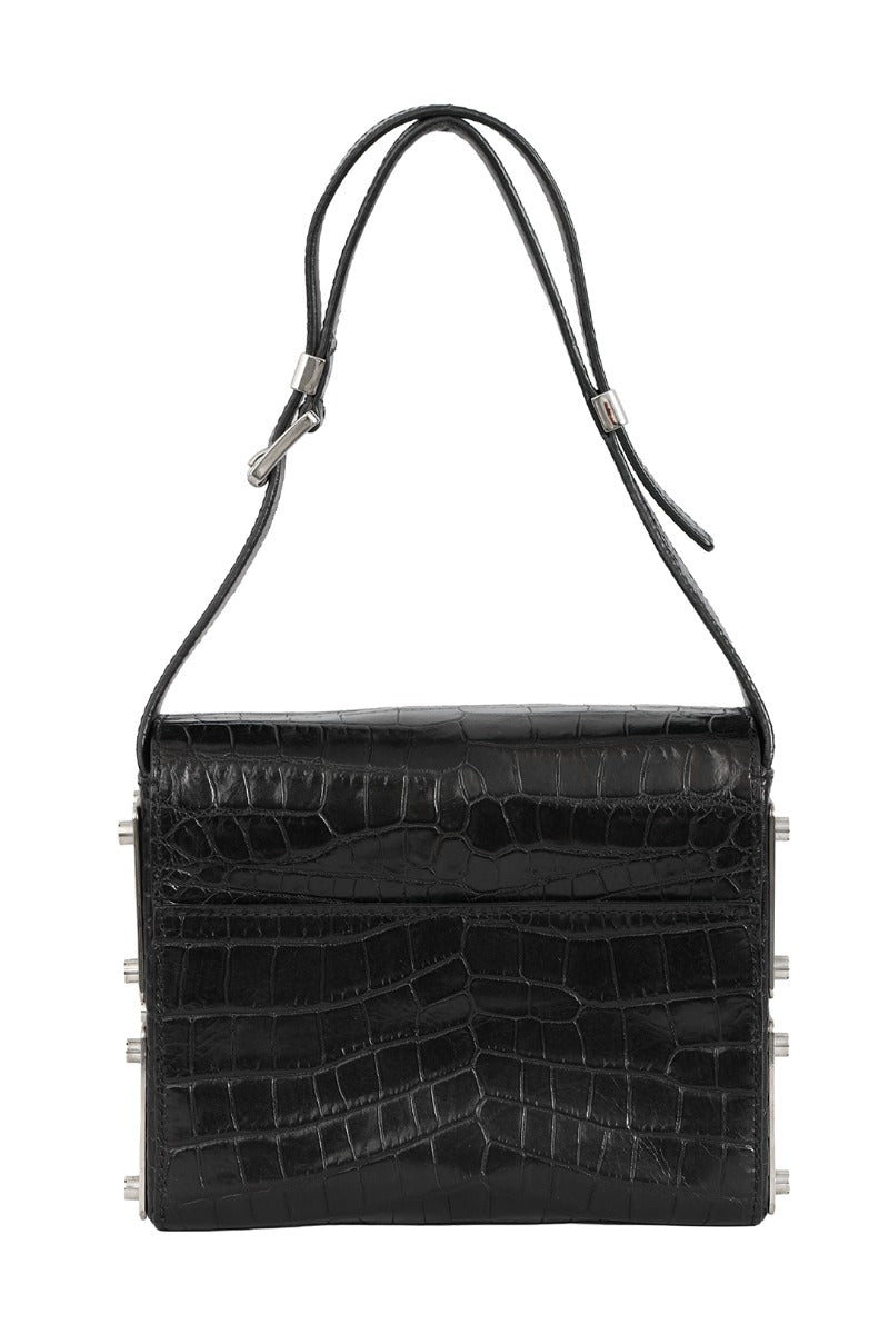 michael-kors-black-croc-embossed-leather-bag