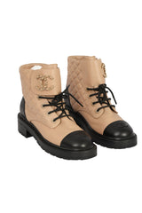 Chanel Size-39C Brave Combat Boots
