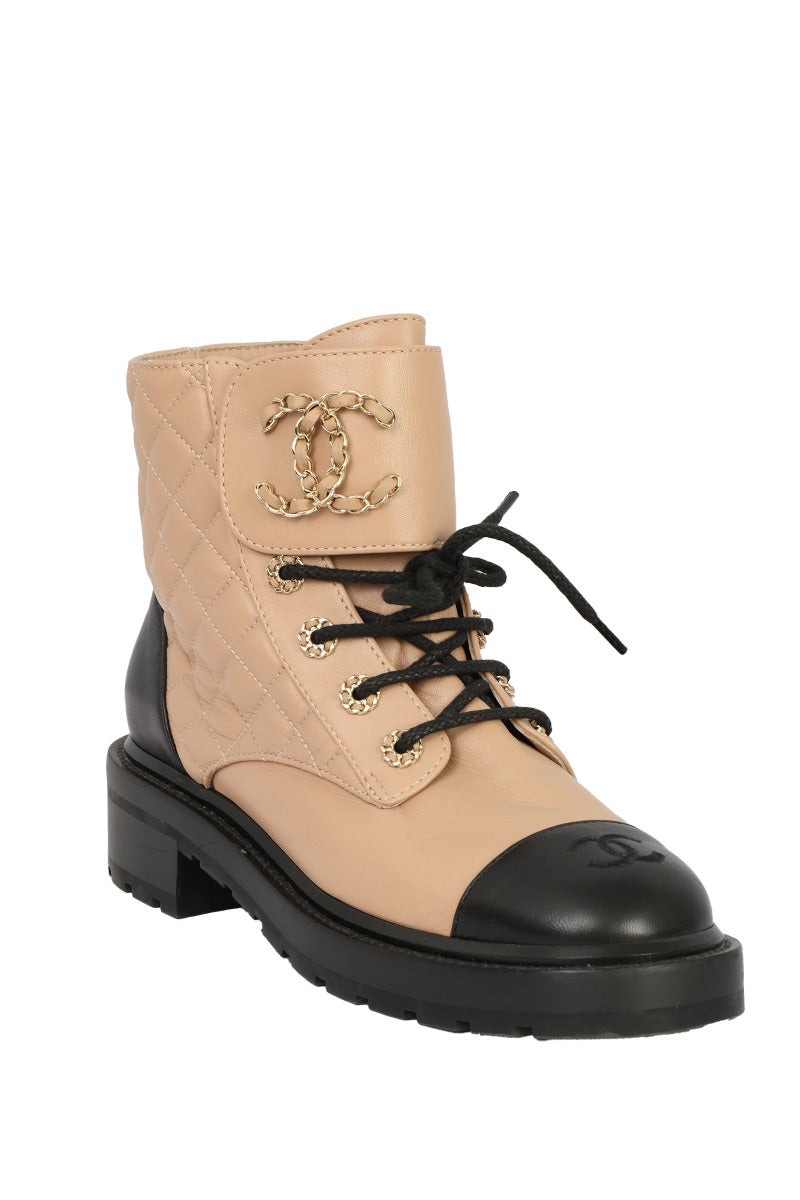 Chanel Size-39C Brave Combat Boots