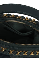 Chanel Nylon Grosgrain Quilted Lifestyle Clutch With Chain Bag