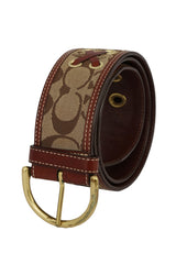 Coachsize: 80Cm | 32 Inches Signature Brown Monogram Belt