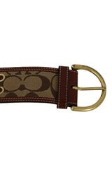 Coachsize: 80Cm | 32 Inches Signature Brown Monogram Belt