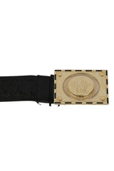Versace 85 Cm / 34 Inches Black Patent Leatherbelt