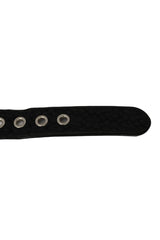 Coach 85 Cm / 34 Inches Black Monogram Belt