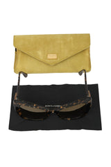 Dolce & Gabbana Marble Effect Cat'S Eye Sunglasses