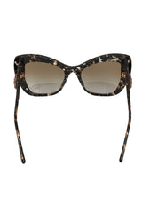 Dolce & Gabbana Marble Effect Cat'S Eye Sunglasses