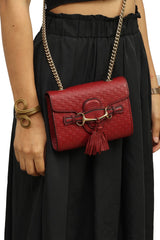 Gucci Microguccissima Mini Emily Chain Crossbody Bag