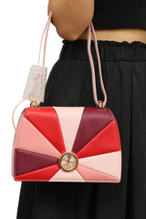Chopard Happy Shoulder Bag Cerise Patchwork