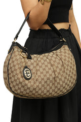 Gucci Gg Canvas And Leather Medium Sukey Bag