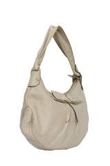 Salvatore Ferragamo Gray Vara Ribbon Shoulder Bag