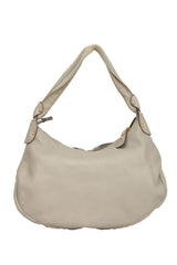 Salvatore Ferragamo Gray Vara Ribbon Shoulder Bag