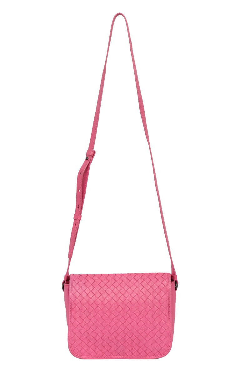 bottega-veneta-pink-intrecciato-crossbody-bag