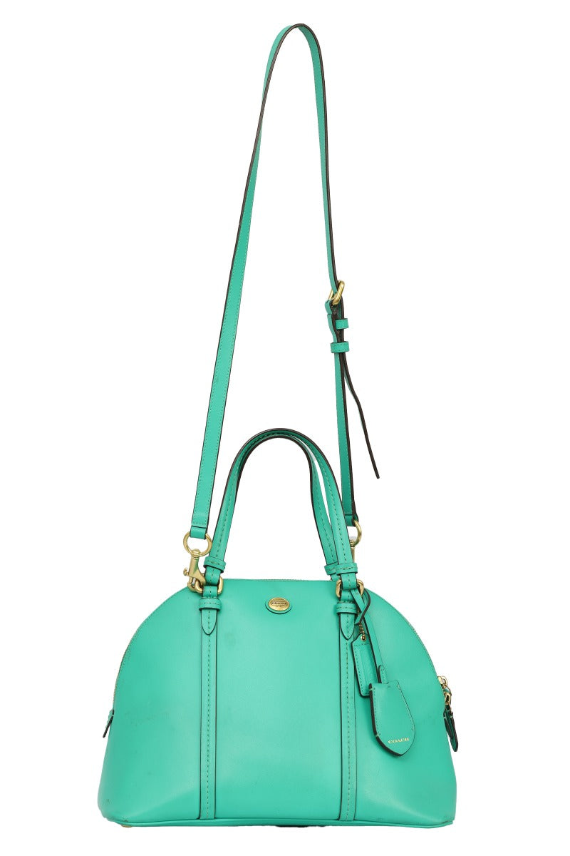 Coach Peyton Cora Domed Satchel Bag
