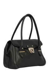 Salvatore Ferragamo Gancini Satchel Handbag