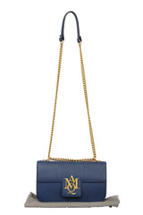Alexander Mc Queen Insignia Leather Chain Satchel Bag