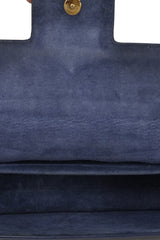 Alexander Mc Queen Insignia Leather Chain Satchel Bag