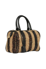 Fendi Wool And Sequin Small Forever Bauletto Boston Bag