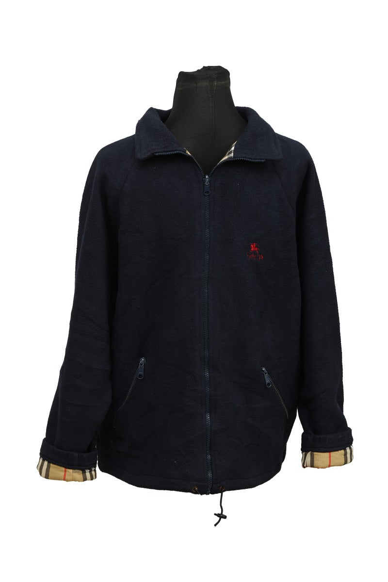 Burberrys Size-L Nova Check Plated Bomber Jacket