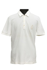 Salvatore Ferragamo Size-Xs White Polo Shirt