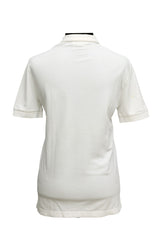 Salvatore Ferragamo Size-Xs White Polo Shirt