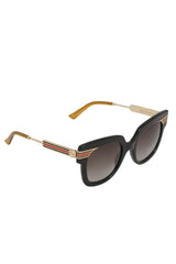 Gucci Black Gradient Gg0281S Square Sunglasses