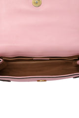 Gucci Pink Leather Mini Pearl Queen Margaret Broadway Shoulder