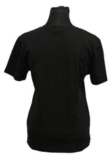 Balmain Size-S Black Logo Print T-Shirt
