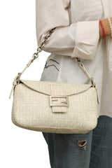 Fendi Monogram Mama Baguette Shoulder Bag
