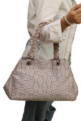 Salvatore Ferragamo Lilac Monogram Shoulder Bag