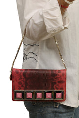 Versace Exotic Leather Handbag