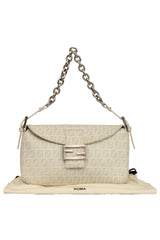 Fendi Monogram Mama Baguette Shoulder Bag